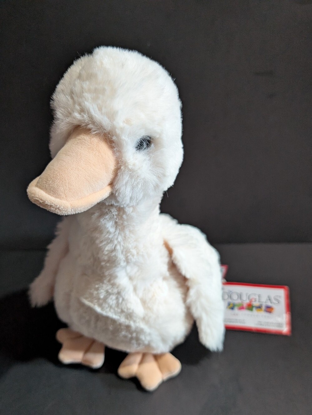 NWT Ginnie Cream Goose Soft 10" Stuffed Animal Plush Douglas Cuddle Toy 4667